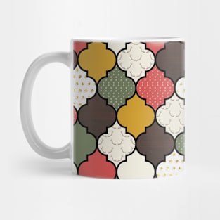 Holiday Christmas Moroccan trellis Mug